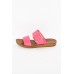 Doti Hot Pink Buckle Slide