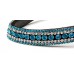 Turquoise Double Crystal Browband