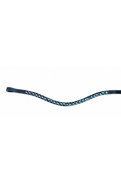 Tri Colour Hot Fix Bling Browband
